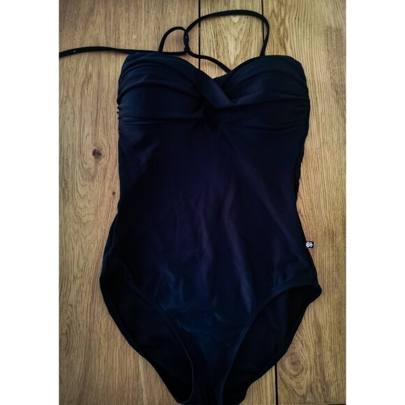 One Piece Halter Swimsuit Pinup Retro Look - Picture 5 of 5